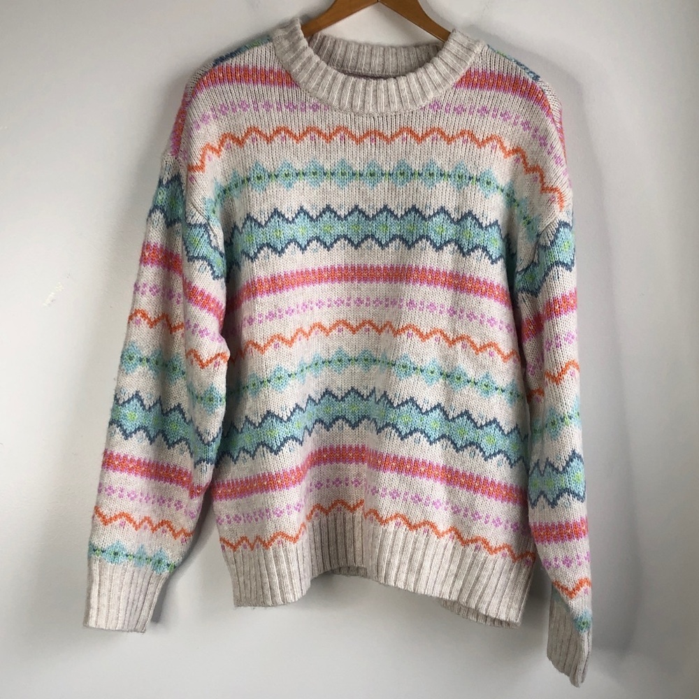 American Eagle Outfitters chunky colorful Sweater